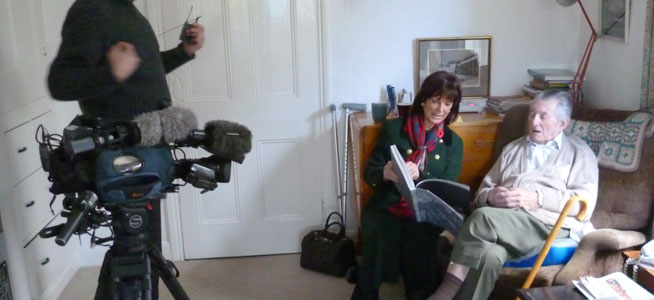 Norman Cornish and Pam Royle